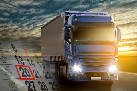 speditőr naptár fuvarozó és logisztikai cégeknek